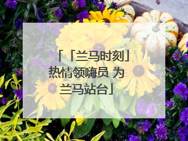 「兰马时刻」热情领嗨员 为兰马站台