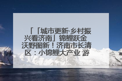 「城市更新·乡村振兴看济南」锦鲤跃金 沃野图新！济南市长清区：小锦鲤大产业 游出农旅新风景