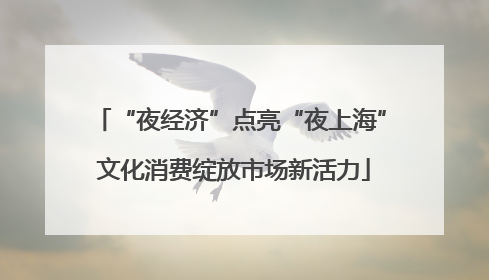“夜经济”点亮“夜上海” 文化消费绽放市场新活力
