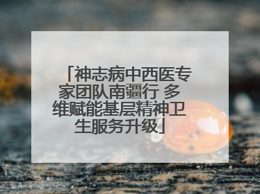 神志病中西医专家团队南疆行 多维赋能基层精神卫生服务升级
