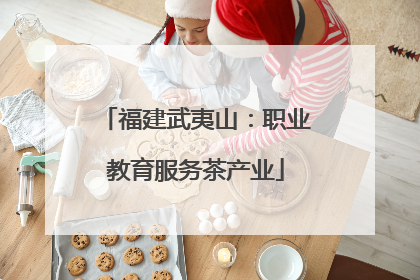福建武夷山：职业教育服务茶产业