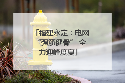 福建永定：电网“强筋健骨” 全力迎峰度夏