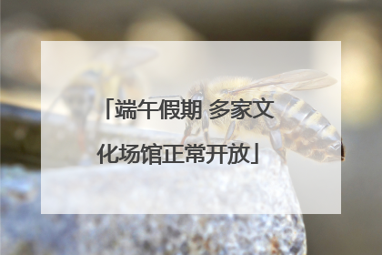 端午假期 多家文化场馆正常开放