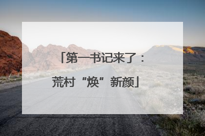 第一书记来了：荒村“焕”新颜