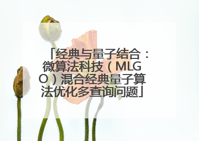 经典与量子结合：微算法科技（MLGO）混合经典量子算法优化多查询问题