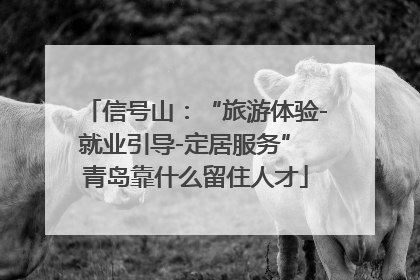 信号山：“旅游体验-就业引导-定居服务” 青岛靠什么留住人才