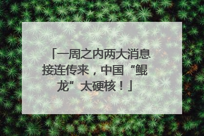 一周之内两大消息接连传来，中国“鲲龙”太硬核！