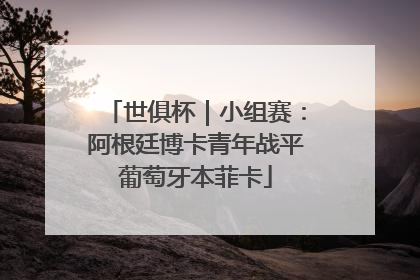 世俱杯｜小组赛：阿根廷博卡青年战平葡萄牙本菲卡
