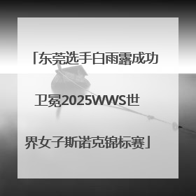东莞选手白雨露成功卫冕2025WWS世界女子斯诺克锦标赛
