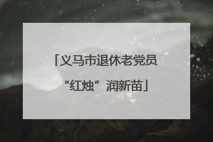 义马市退休老党员“红烛”润新苗