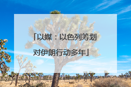 以媒：以色列筹划对伊朗行动多年