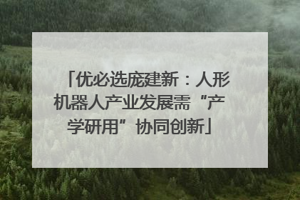 优必选庞建新：人形机器人产业发展需“产学研用”协同创新