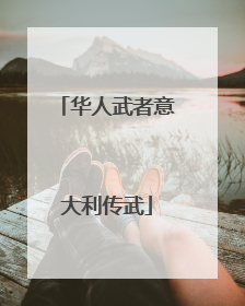 华人武者意大利传武
