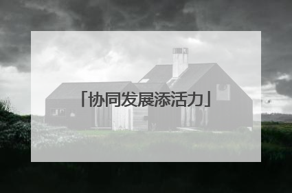 协同发展添活力