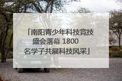 南阳青少年科技竞技盛会落幕 1800 名学子共展科技风采