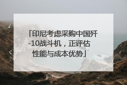 印尼考虑采购中国歼-10战斗机，正评估性能与成本优势