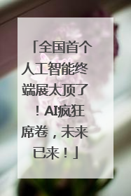 全国首个人工智能终端展太顶了！AI疯狂席卷，未来已来！