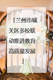 兰州市城关区多校联动推进教育高质量发展