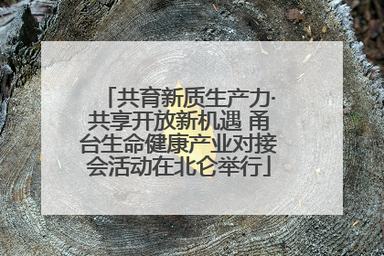 共育新质生产力·共享开放新机遇 甬台生命健康产业对接会活动在北仑举行