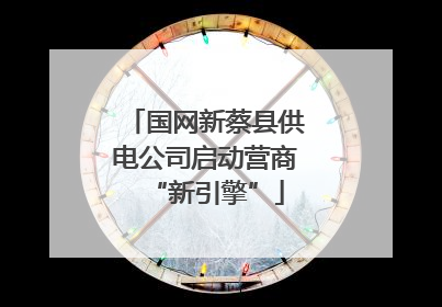 国网新蔡县供电公司启动营商“新引擎”