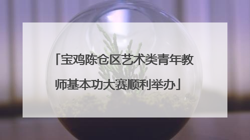 宝鸡陈仓区艺术类青年教师基本功大赛顺利举办