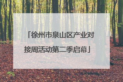 徐州市泉山区产业对接周活动第二季启幕