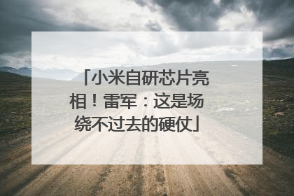 小米自研芯片亮相！雷军：这是场绕不过去的硬仗