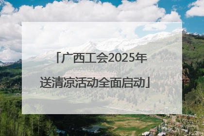 广西工会2025年送清凉活动全面启动