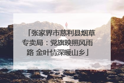 张家界市慈利县烟草专卖局：党旗映照风雨路 金叶情深暖山乡