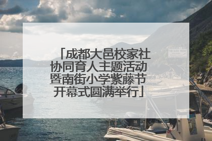成都大邑校家社协同育人主题活动暨南街小学紫藤节开幕式圆满举行