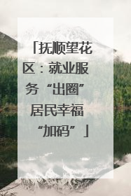 抚顺望花区：就业服务“出圈” 居民幸福“加码”