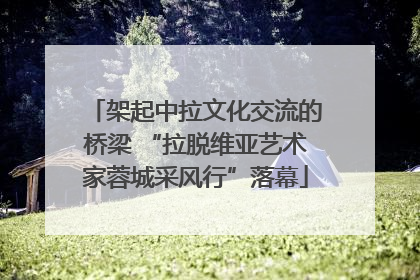 架起中拉文化交流的桥梁 “拉脱维亚艺术家蓉城采风行”落幕