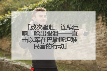 数次驱赶、连续巨响、呛出眼泪——直击以军在巴勒斯坦难民营的行动