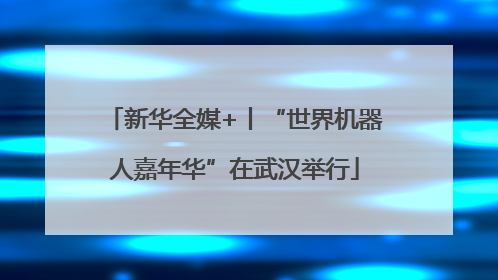 新华全媒+丨“世界机器人嘉年华”在武汉举行
