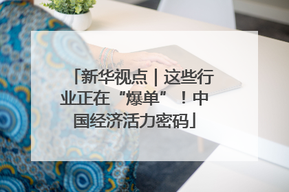 新华视点｜这些行业正在“爆单”！中国经济活力密码