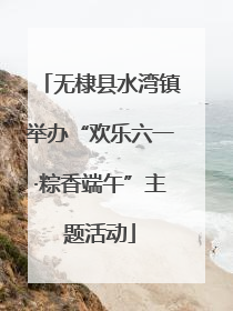 无棣县水湾镇举办“欢乐六一·粽香端午”主题活动