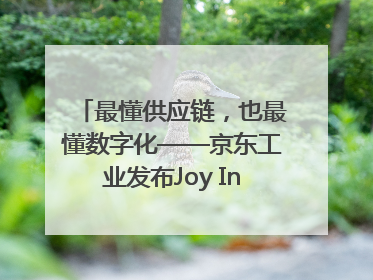 最懂供应链，也最懂数字化——京东工业发布Joy Industrial 重塑工业未来