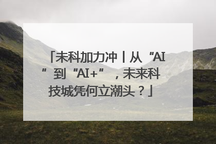 未科加力冲丨从“AI”到“AI+”，未来科技城凭何立潮头？