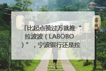 比起点赞过万就推“拉波波（LABOBO）”，宁波银行还是拉业绩吧｜财经辣评