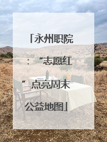永州职院：“志愿红”点亮周末公益地图
