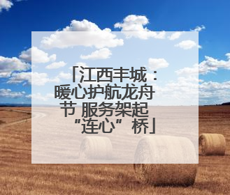 江西丰城：暖心护航龙舟节 服务架起“连心”桥