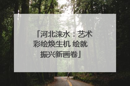 河北涞水：艺术彩绘焕生机 绘就振兴新画卷