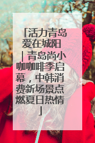 活力青岛 爱在城阳｜青岛尚小咖咖啡季启幕，中韩消费新场景点燃夏日热情