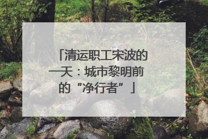 清运职工宋波的一天：城市黎明前的“净行者”