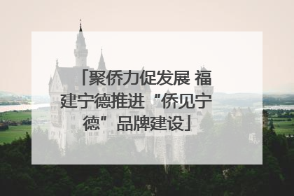 聚侨力促发展 福建宁德推进“侨见宁德”品牌建设