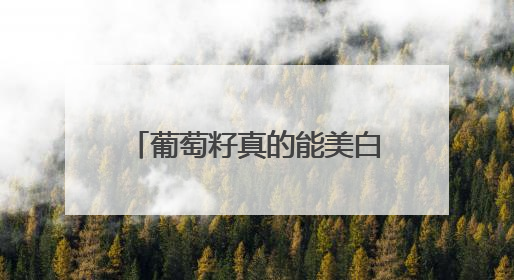 葡萄籽真的能美白吗？先搞清楚这 3 个关键问题再决定要不要吃！
