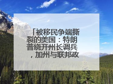 被移民争端撕裂的美国：特朗普绕开州长调兵，加州与联邦政府正面对抗