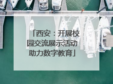 西安：开展校园交流展示活动助力数字教育