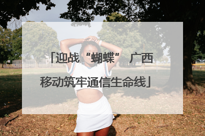 迎战“蝴蝶” 广西移动筑牢通信生命线