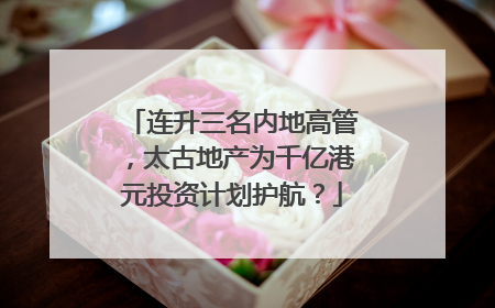 连升三名内地高管，太古地产为千亿港元投资计划护航？